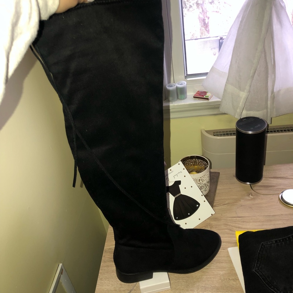 black boots from Charlotte Russe